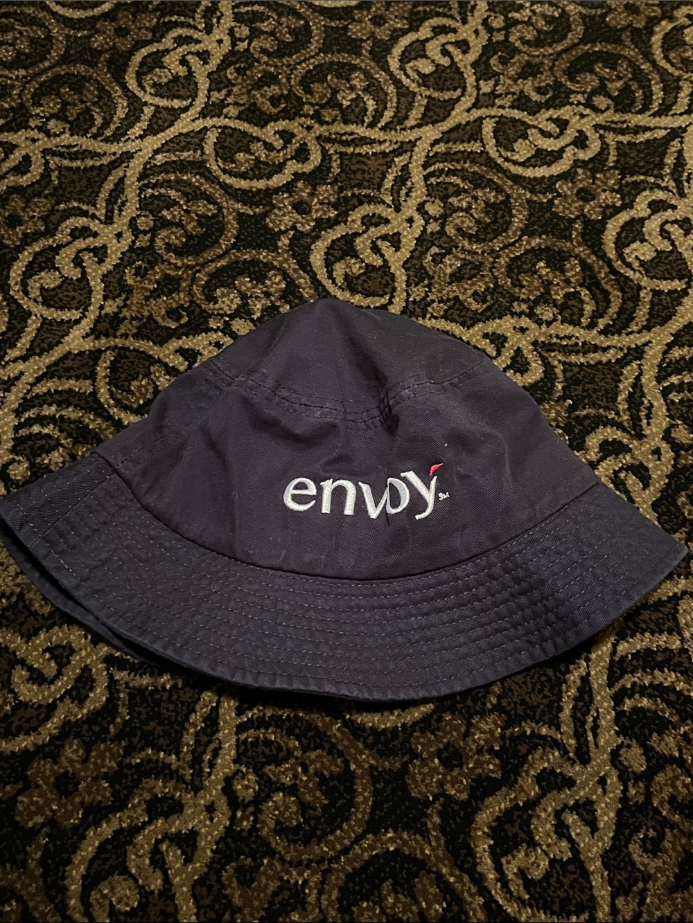 Sportsman 2050 Custom Embroidered Envoy Navy Blue Cotton Bucket Hat Sun Cap OSFM